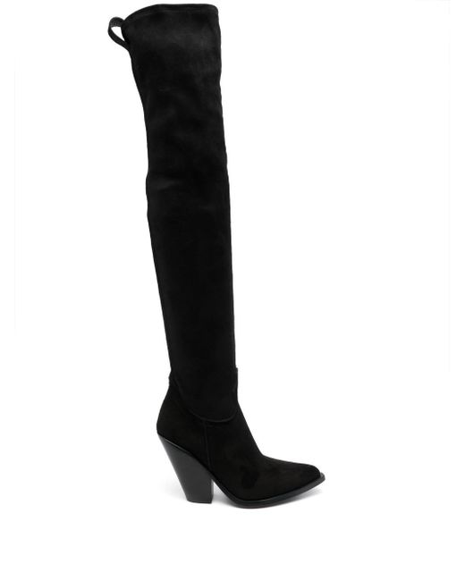 Sonora 90mm pointed-toe suede boots
