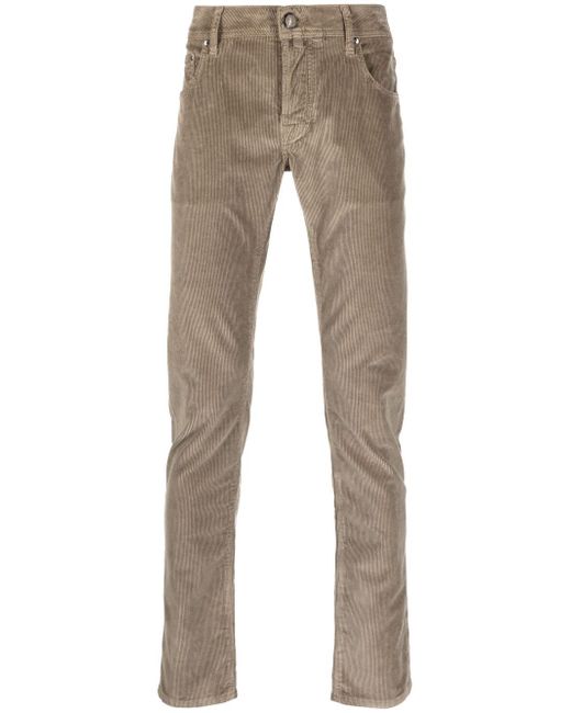 Jacob Cohёn low-rise slim-fit corduroy trousers