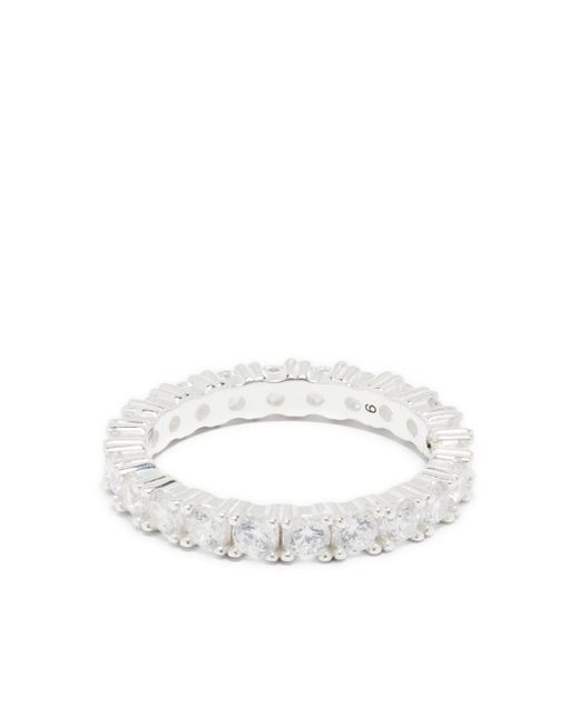 Hatton Labs crystal-embellished sterling ring