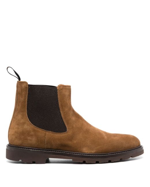 Henderson Baracco round-toe suede boots