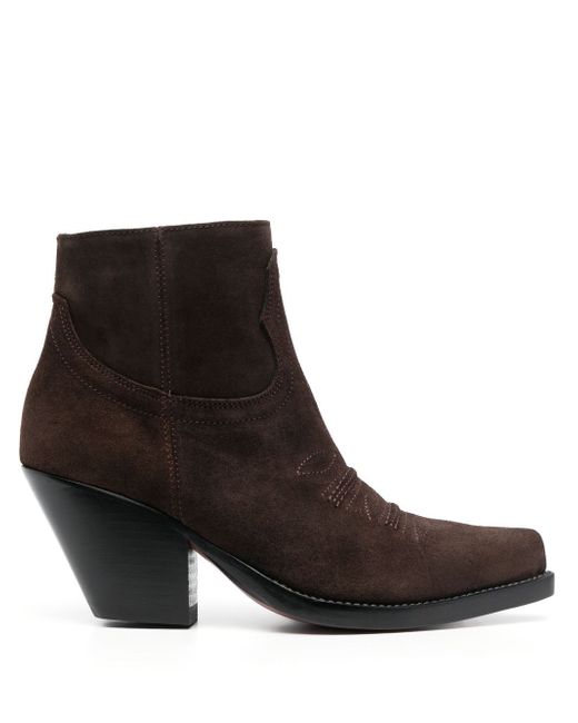 Sonora Hidalgo 85mm leather ankle boots