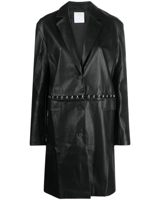 Paris Georgia faux-leather jacket