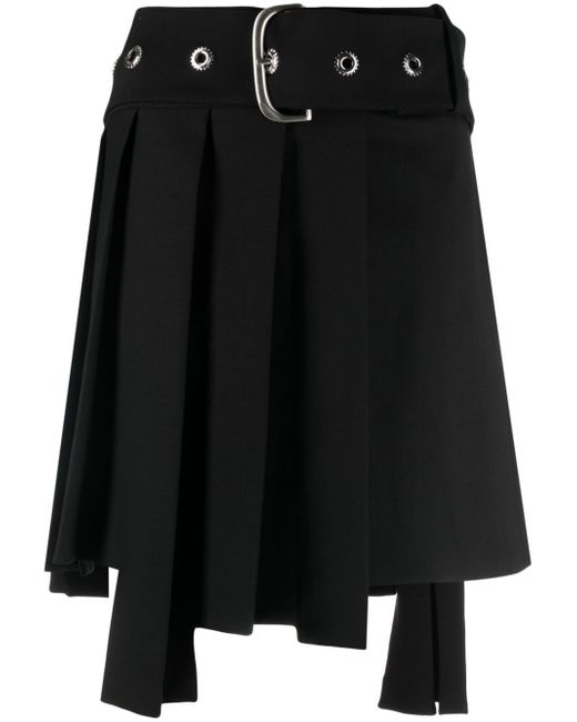 Off-White belted pleated miniskirt