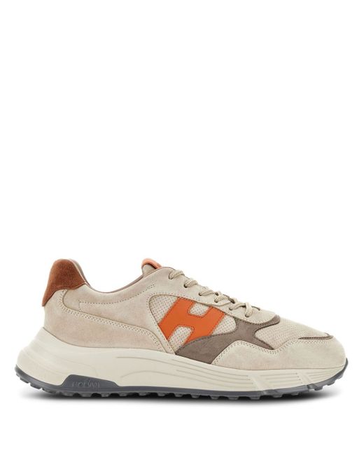 Hogan Hyperlight lace-up panelled sneakers