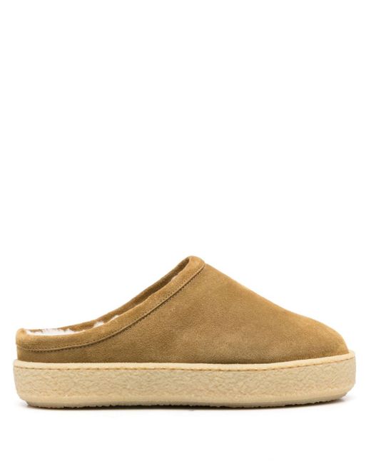 Isabel Marant shearling suede mules