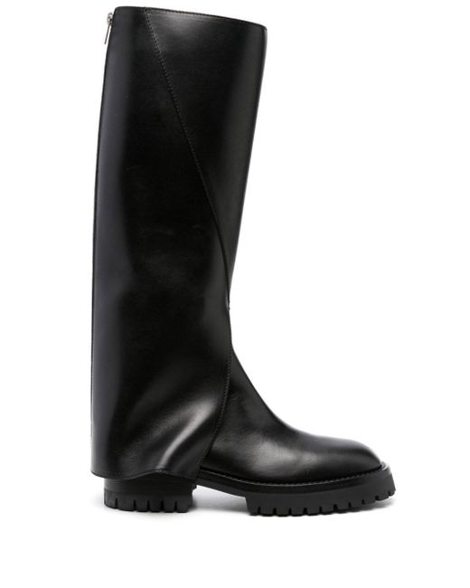 Ann Demeulemeester 45mm leather knee-length boots