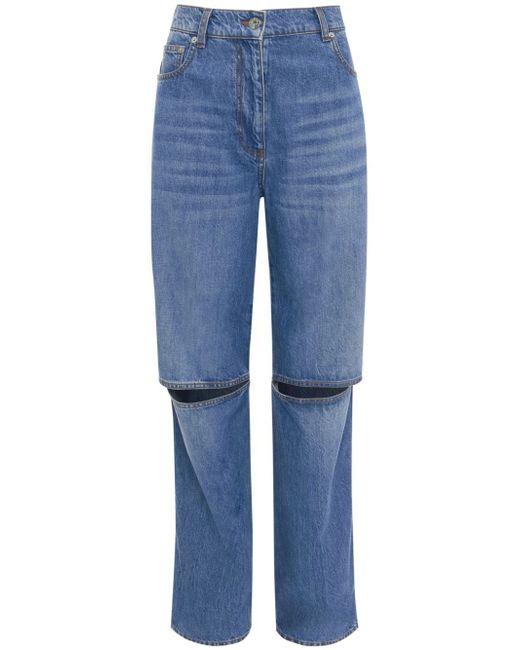 J.W.Anderson cut-out bootcut jeans