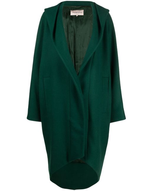 Alexandre Vauthier hooded single-breasted coat