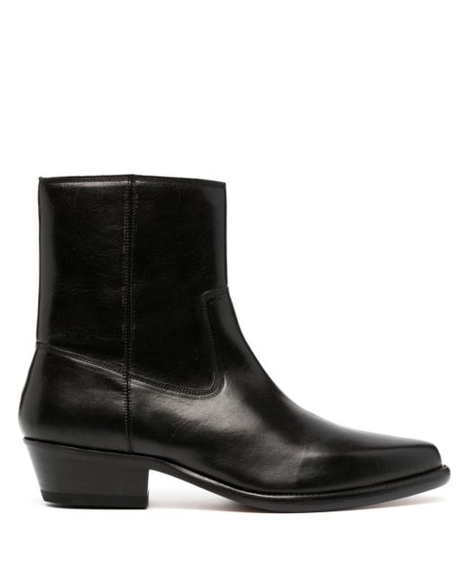 Marant 45mm leather ankle boots