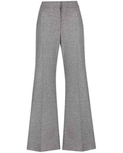 Givenchy flared felted trousers