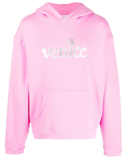 Erl Venice-print hoodie