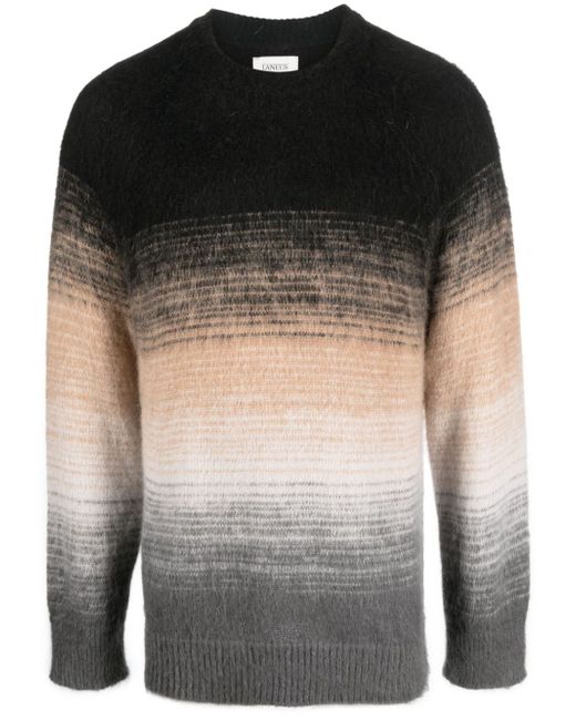 Laneus gradient-effect textured jumper