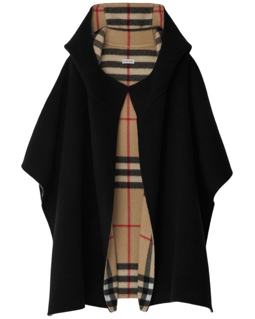 Burberry hooded cape