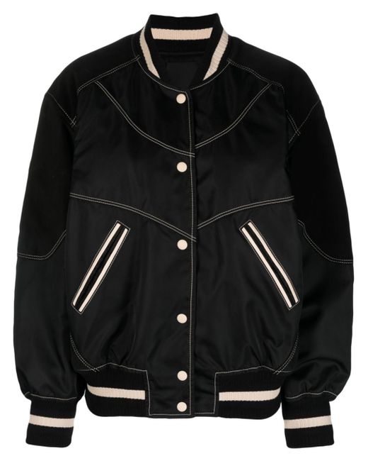 Givenchy panelled bomber jacket