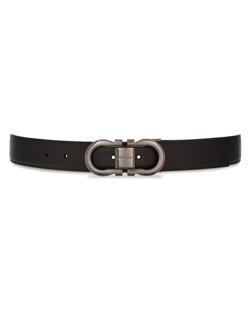 Ferragamo reversible Gancini leather belt