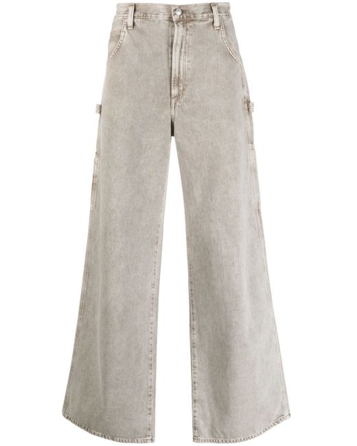Agolde organic-cotton wide-leg jeans
