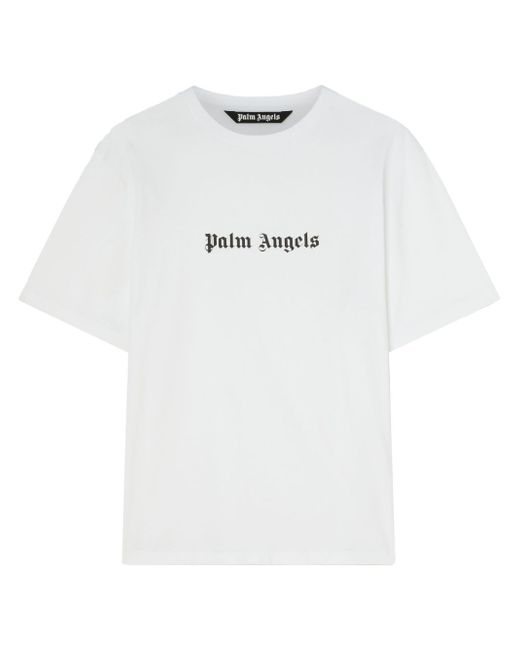 Palm Angels logo-print crew-neck T-shirt