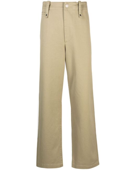 Burberry wide-leg cotton trousers
