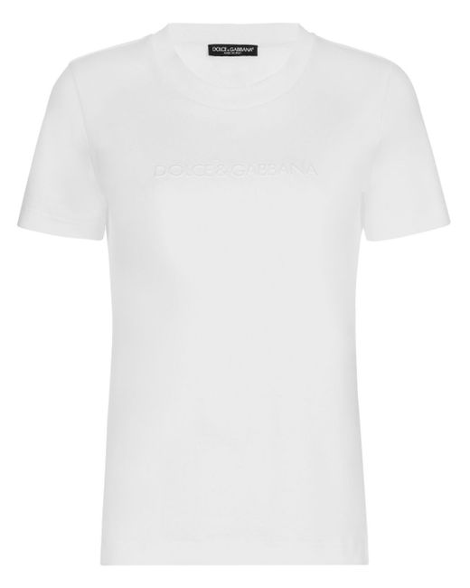 Dolce & Gabbana logo-embossed T-shirt