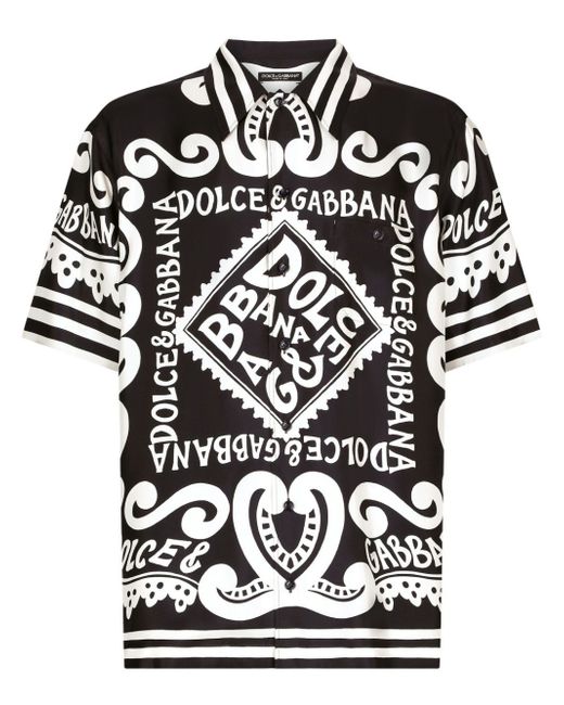 Dolce & Gabbana printed short-sleeve shirt
