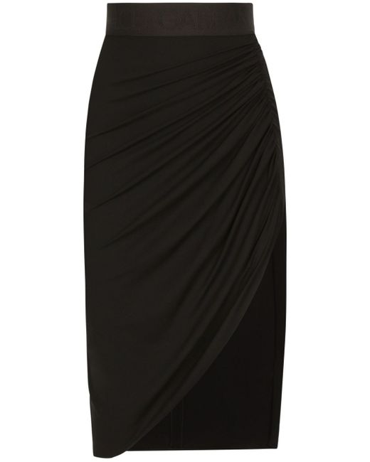 Dolce & Gabbana draped asymmetric miniskirt