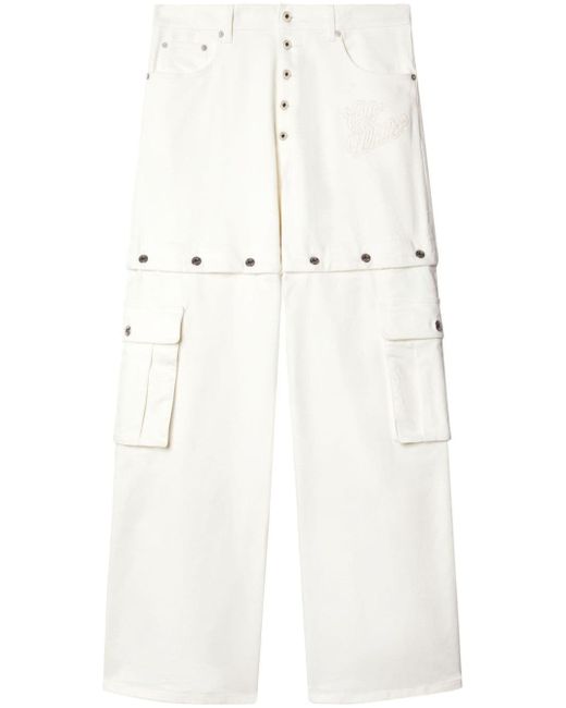Off-White 90s mid-rise straight-leg jeans