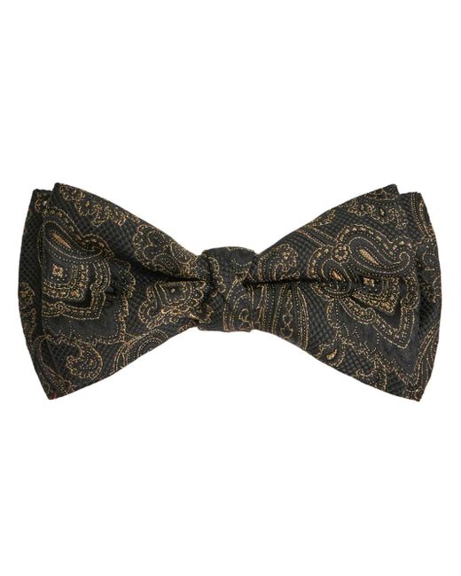 Etro paisley-print silk-blend bow tie