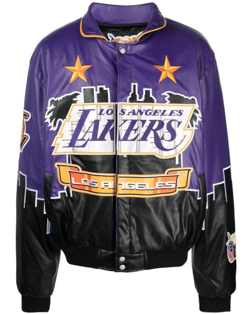 Jeff Hamilton LA Lakers Skyline zip-up jacket