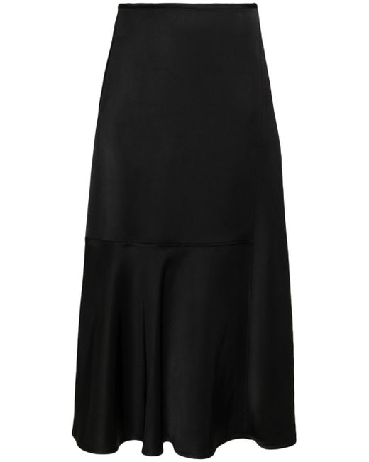 Jil Sander high-waisted A-line midi skirt