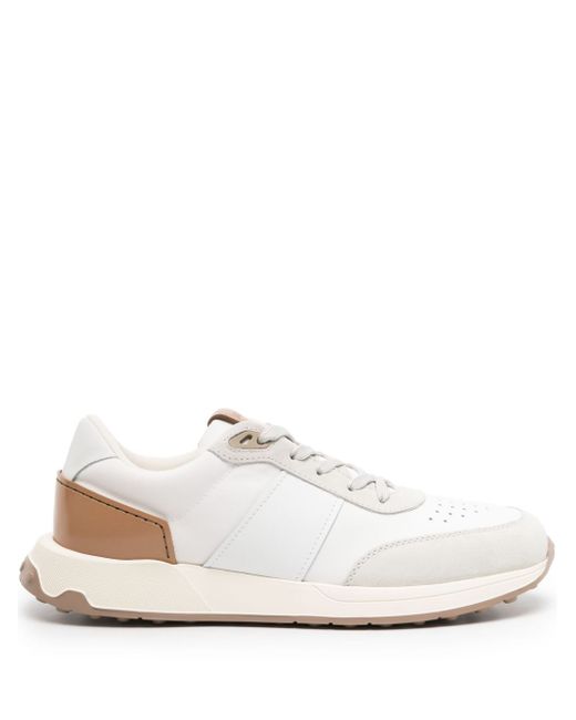 Tod's panelled leather sneakers