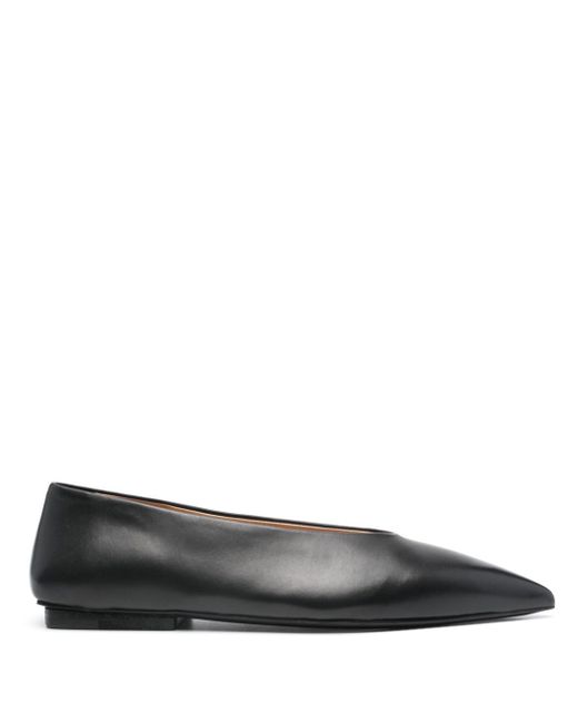 Marsèll pointed-toe leather ballerinas