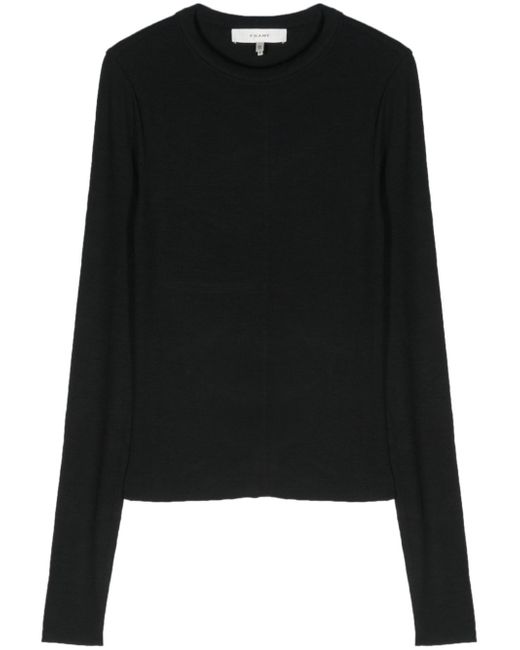 Frame crew-neck long-sleeve sweatshirt