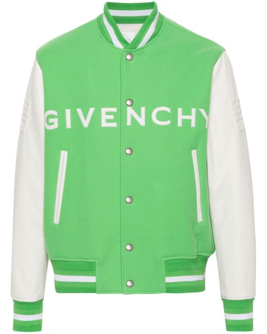Givenchy 4G wool-blend varsity jacket