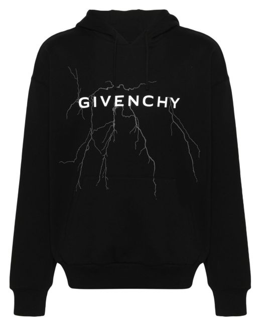 Givenchy thunderbolt-print hoodie