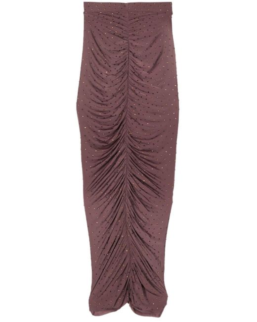 Alex Perry rhinestone-embellished midi skirt