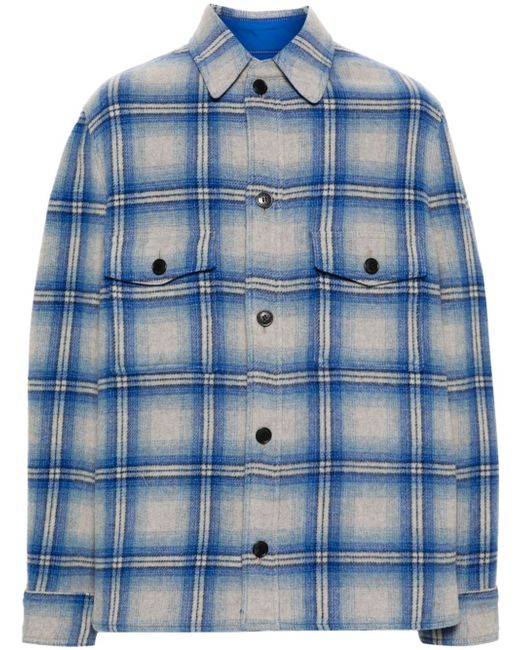 Marant Kervon plaid shirt jacket