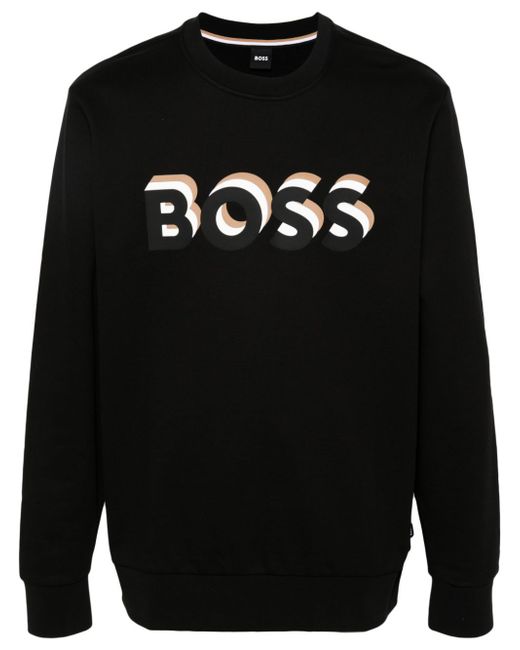Boss logo-print sweatshirt
