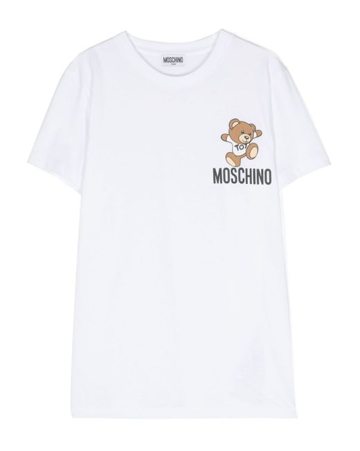 Moschino Kids Teddy-Bear-motif T-shirt