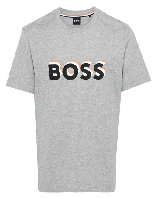 Boss logo-stamp T-shirt