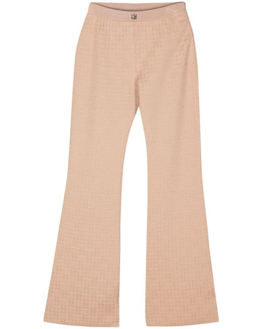 Givenchy 4G-jacquard flared trousers