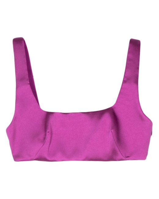 The Andamane square-neck sleeveless crop top