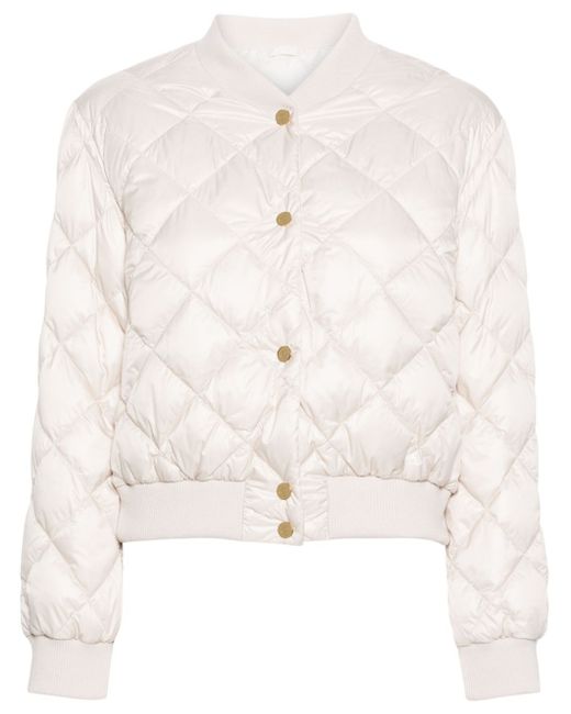 Max Mara The Cube diamond-quilted padded jacket