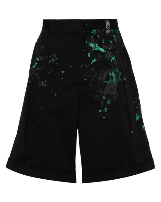 Moschino paint-splatter shorts