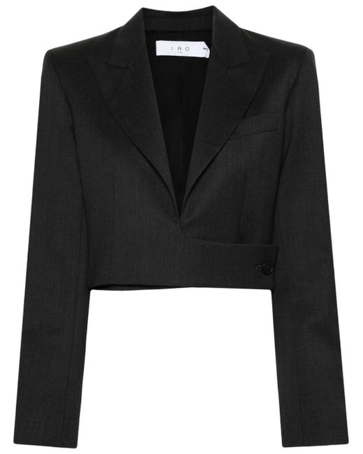 Iro peak-lapel cropped blazer