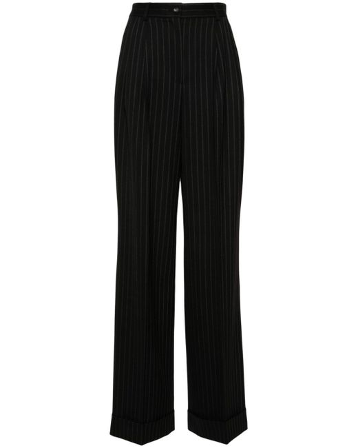 Dolce & Gabbana pinstriped wide-leg trousers