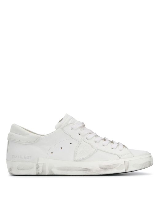 Philippe Model Prsx distressed sneakers