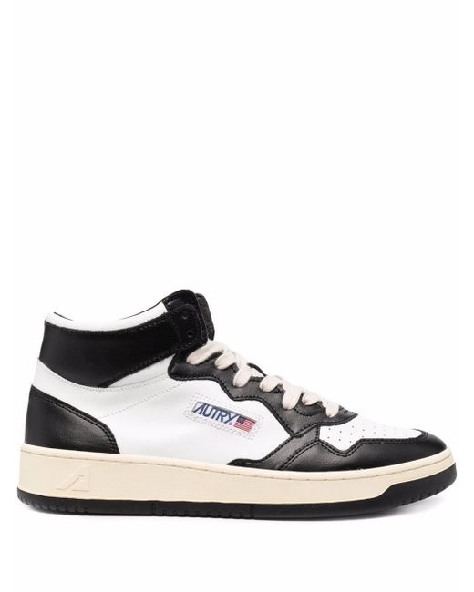 Autry Medalist colour-block high-top sneakers