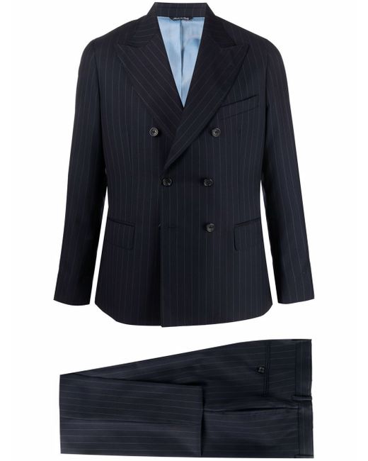 Reveres 1949 double-breasted striped suit
