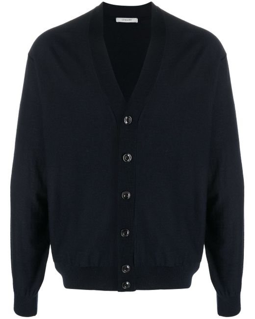 Lemaire V-neck wool-blend cardigan