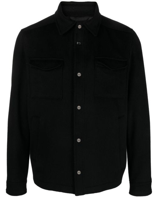 Herno button-up shirt jacket